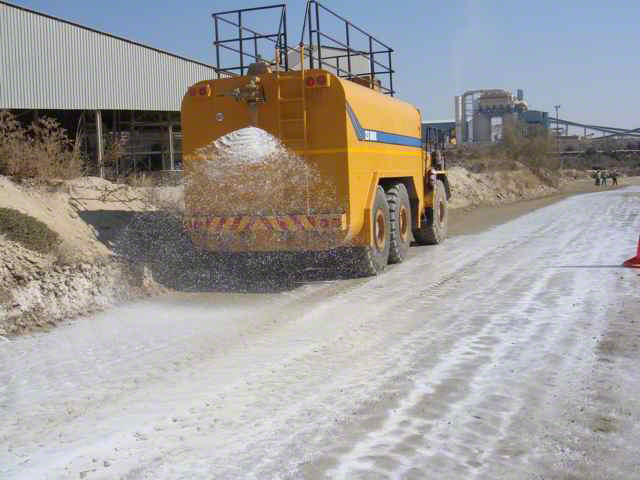 Palabora Mine Haul Road Surface Seal Dust Control